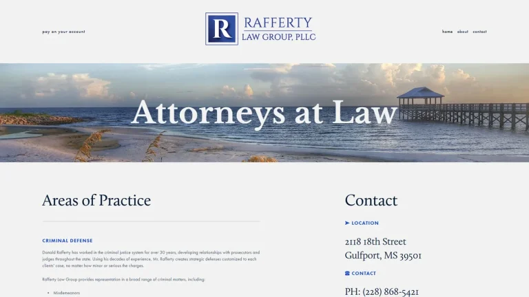 Rafferty Law Group, PLLC - Gulfport, MS - Attorney in Gulfport
