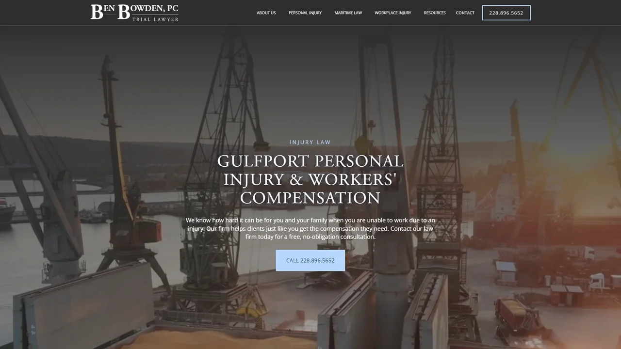 Ben Bowden, PC Trial Lawyer - Gulfport, MS office in Gulfport, Mississippi
