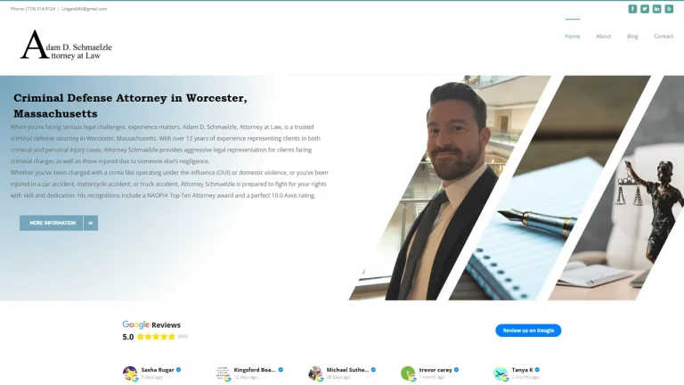 Adam D. Schmaelzle, Attorney At Law - Worcester, MA - Attorney in Worcester