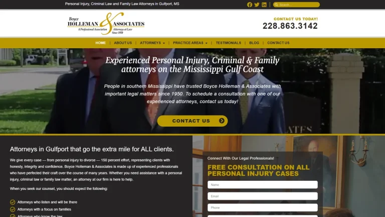 Boyce Holleman and Associates - Gulfport, MS - Attorney in Gulfport