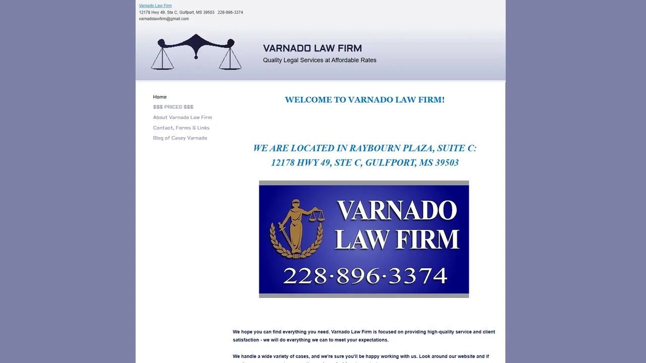 Varnado Law Firm - Gulfport, MS office in Gulfport, Mississippi