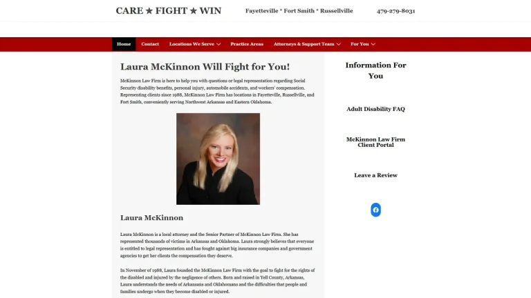 McKinnon Law Firm - Fort Smith, AR - Attorney in Fort Smith