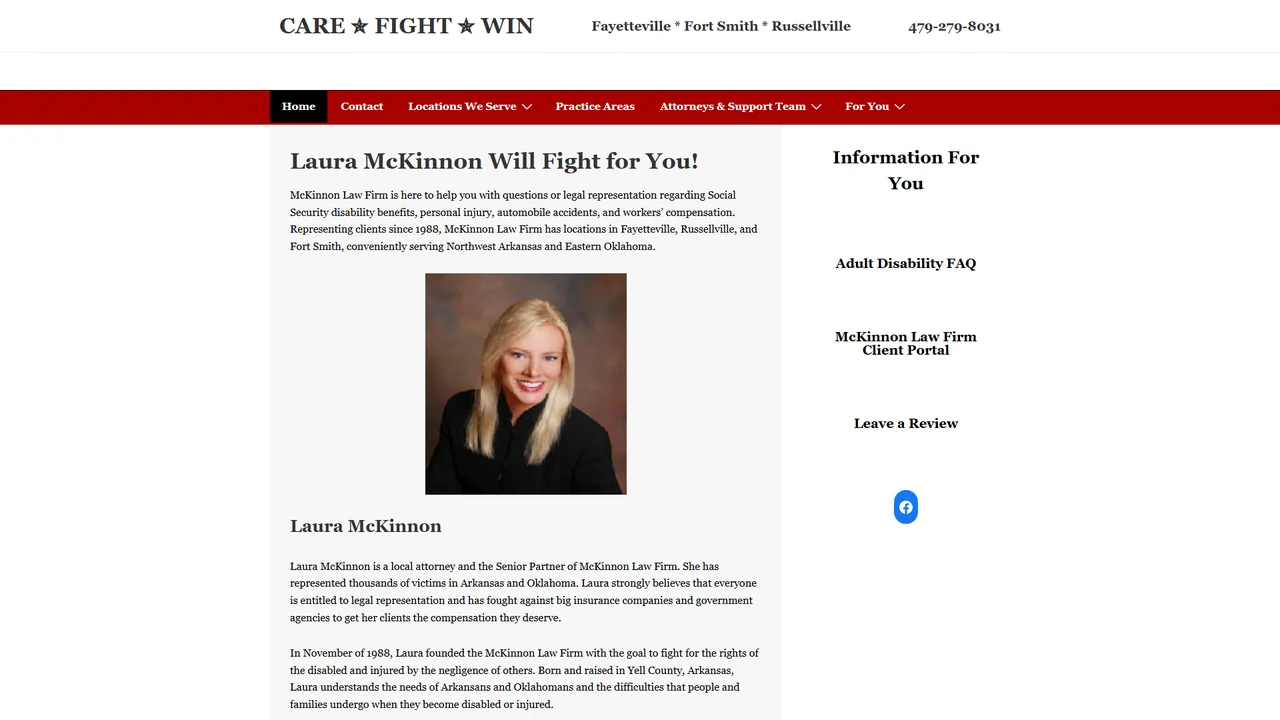 McKinnon Law Firm - Fort Smith, AR office in Fort Smith, Arkansas