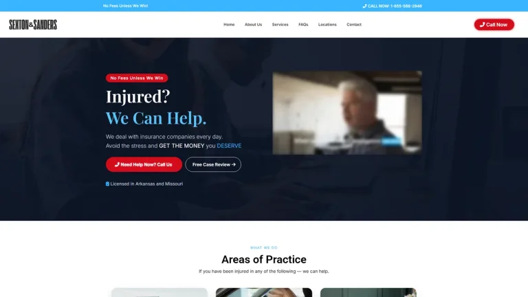 Sexton and Sanders Law Firm - Fort Smith, AR - Attorney in Fort Smith