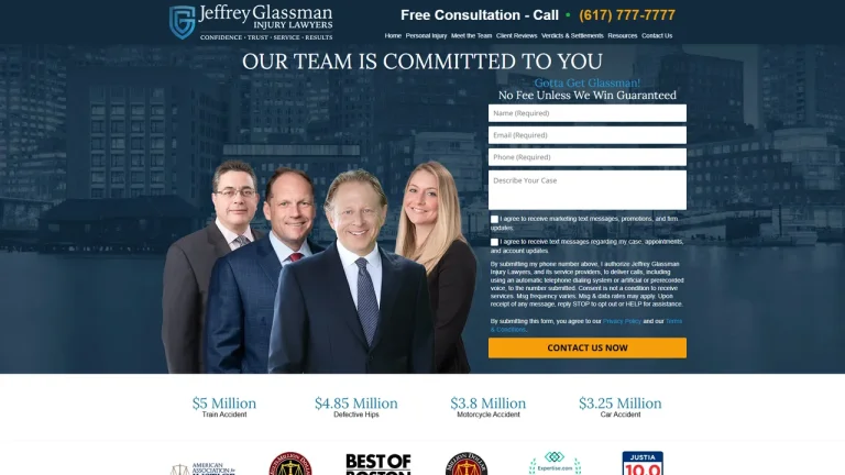 Jeffrey Glassman Injury Lawyers - Worcester, MA - Attorney in Worcester