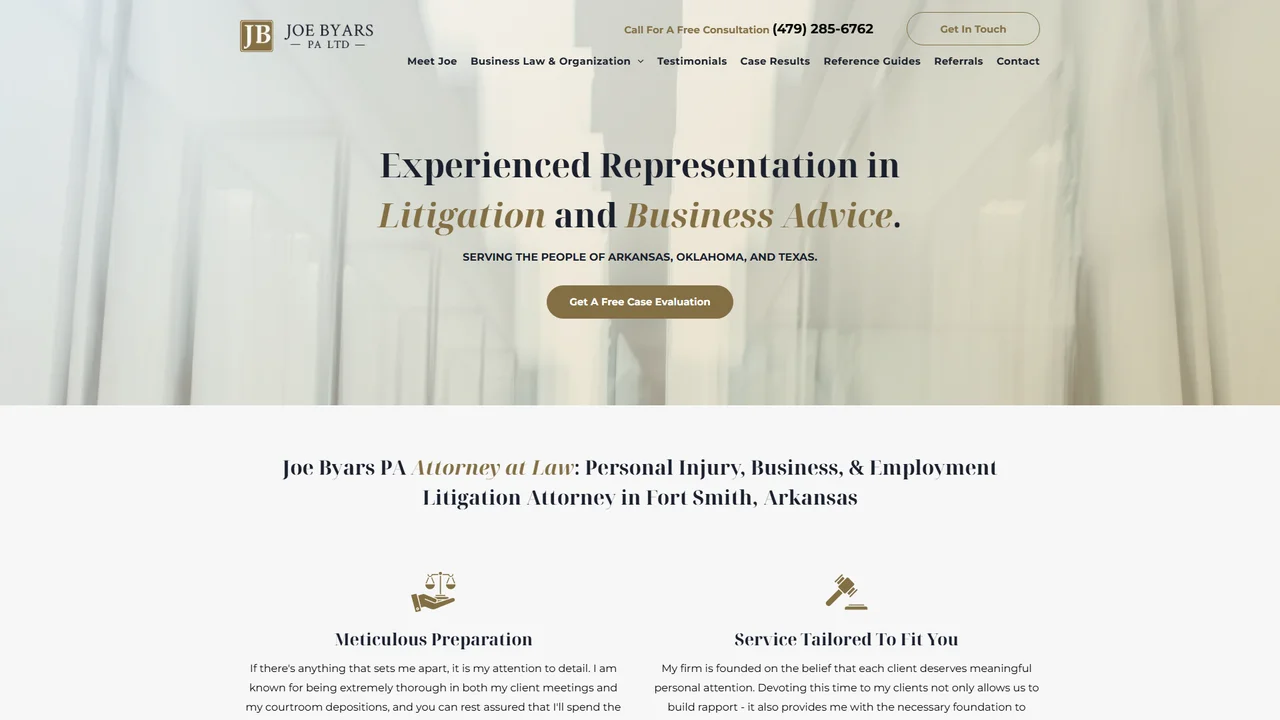 Joe Byars PA Attorney at Law - Fort Smith, AR office in Fort Smith, Arkansas