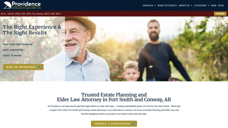 Providence Estate Planning and Elder Law Attorneys - Fort Smith, AR - Attorney in Fort Smith