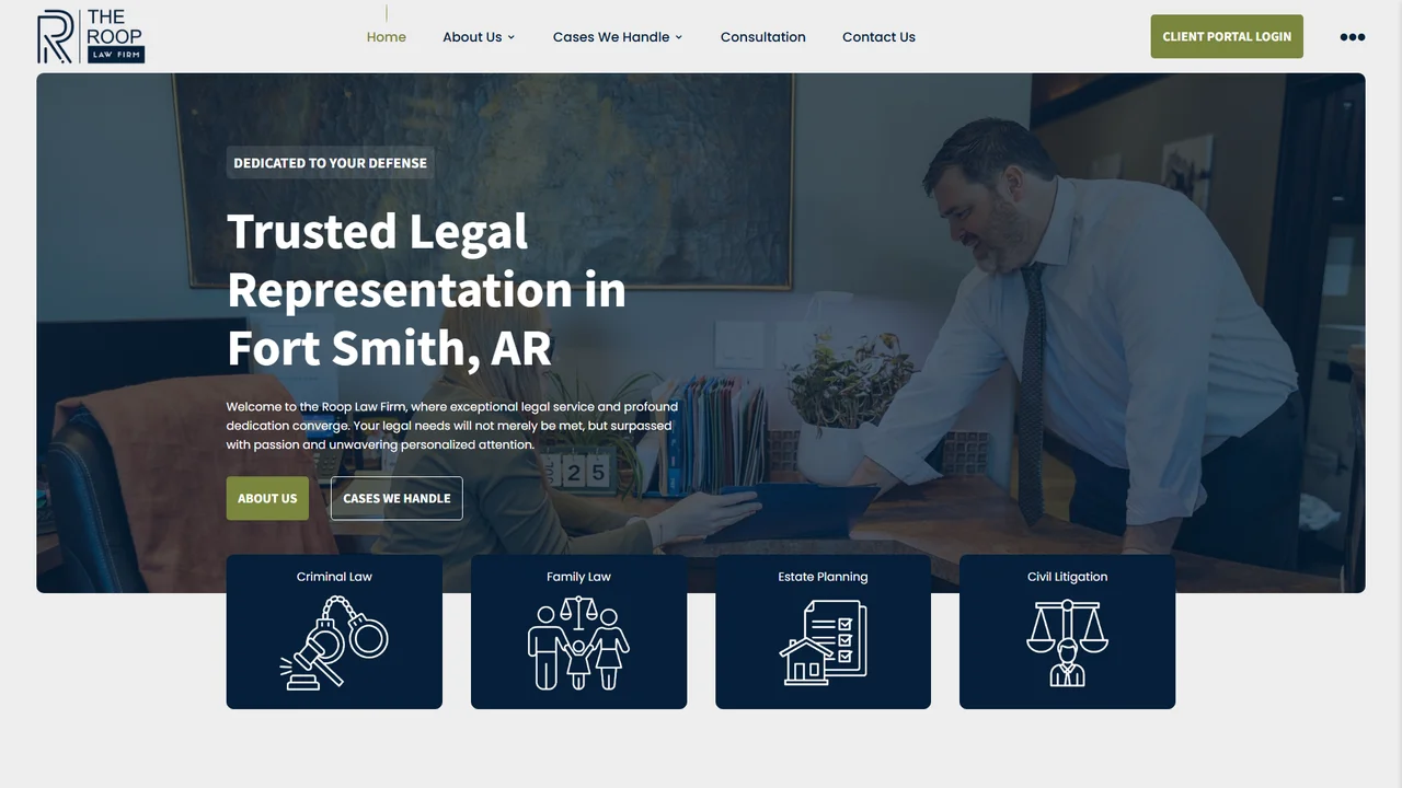 The Roop Law Firm - Fort Smith, AR office in Fort Smith, Arkansas
