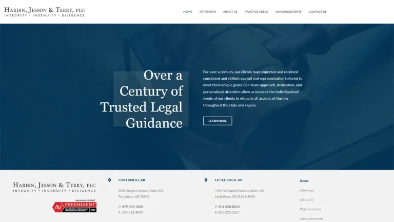 Hardin, Jesson & Terry, PLC - Fort Smith, AR - Attorney in Fort Smith