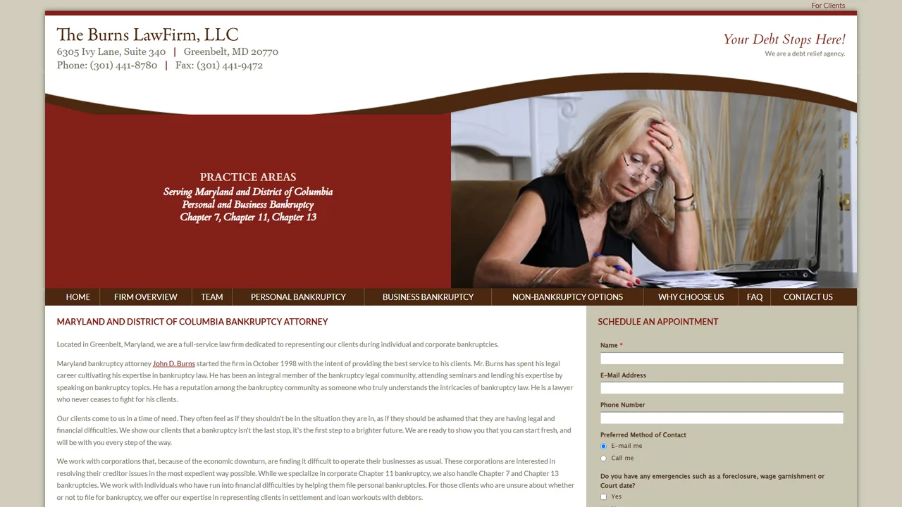 Burns Bankruptcy Law - Fort Smith, AR office in Fort Smith, Arkansas