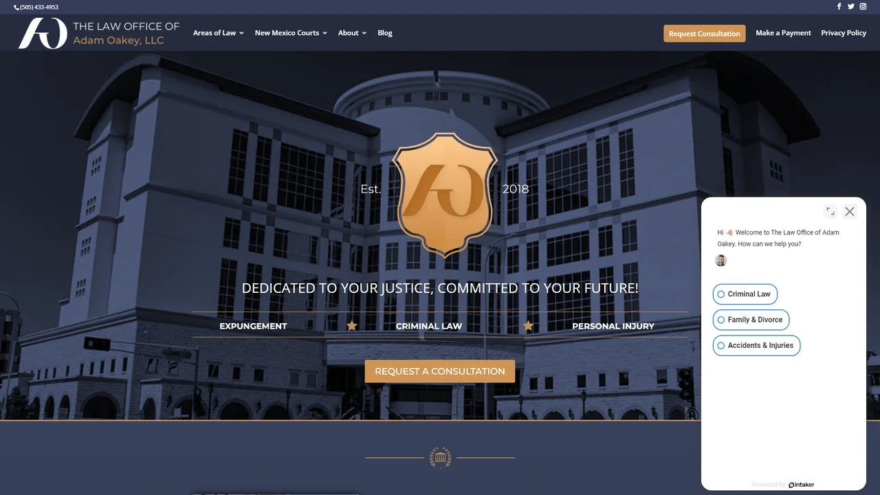 Law Office of Adam Oakey, LLC - Albuquerque, NM office in Albuquerque, New Mexico