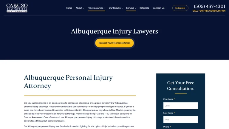 Caruso Law Offices Car Accident Lawyers - Albuquerque, NM - Attorney in Albuquerque
