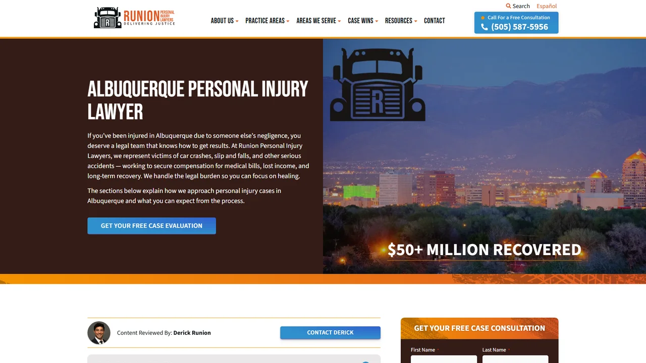 Runion Personal Injury Lawyers - Albuquerque, NM office in Albuquerque, New Mexico
