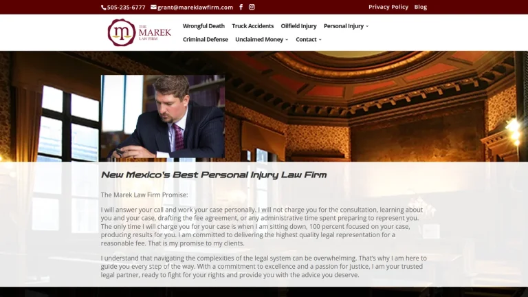 The Marek Law Firm - Albuquerque, NM - Attorney in Albuquerque