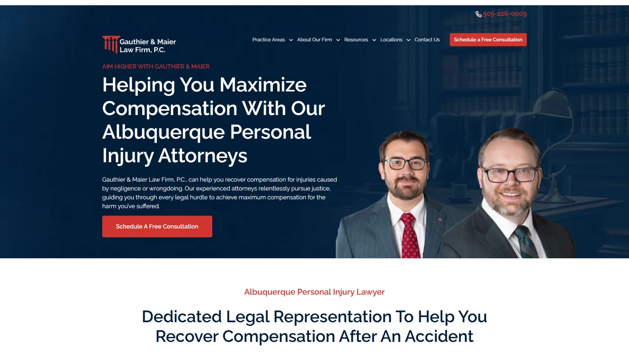 Gauthier & Maier Law Firm, P.C. - Albuquerque, NM office in Albuquerque, New Mexico