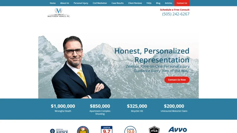 Law Office of Matthew Vance, P.C. - Albuquerque, NM - Attorney in Albuquerque