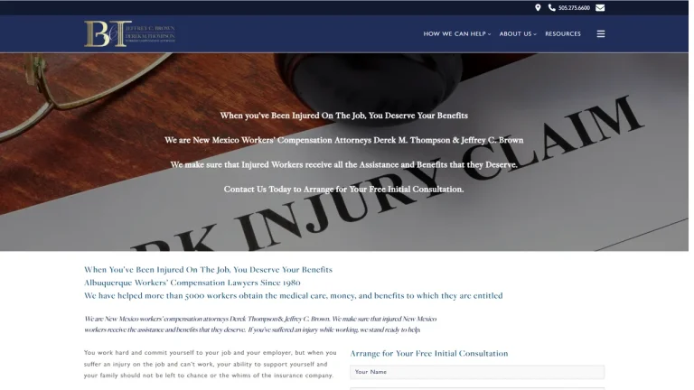 Brown & Thompson Law - Albuquerque, NM - Attorney in Albuquerque