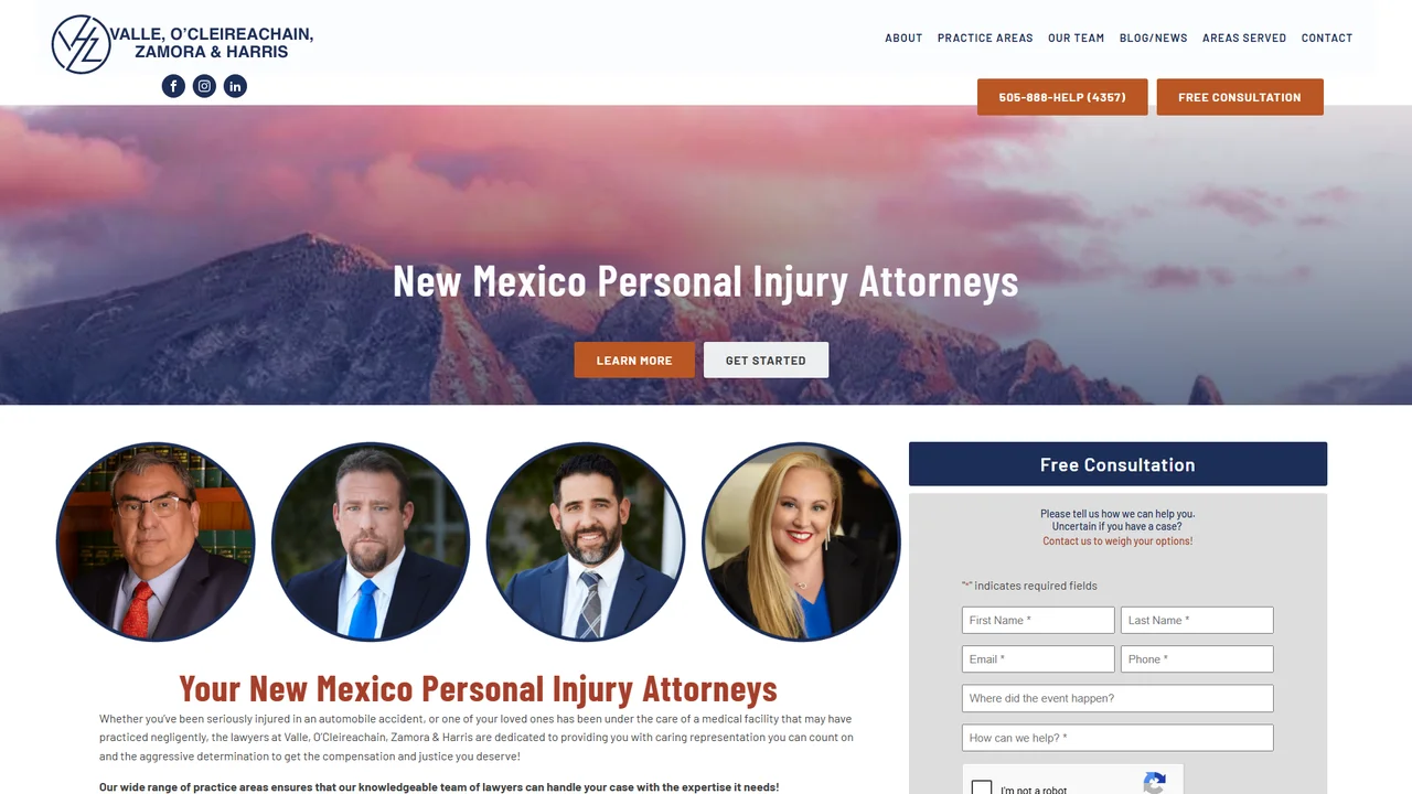 Valle, O'Cleireachain, Zamora & Harris - Albuquerque, NM office in Albuquerque, New Mexico