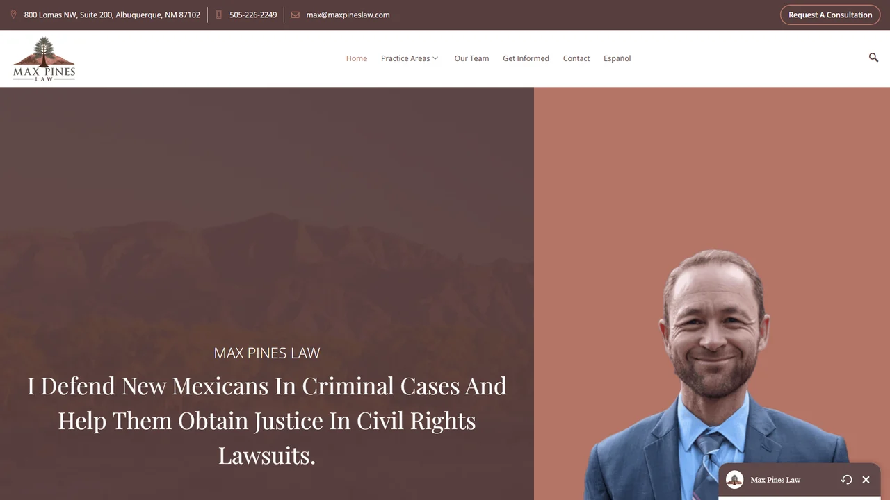 Max Pines Law - Albuquerque, NM office in Albuquerque, New Mexico