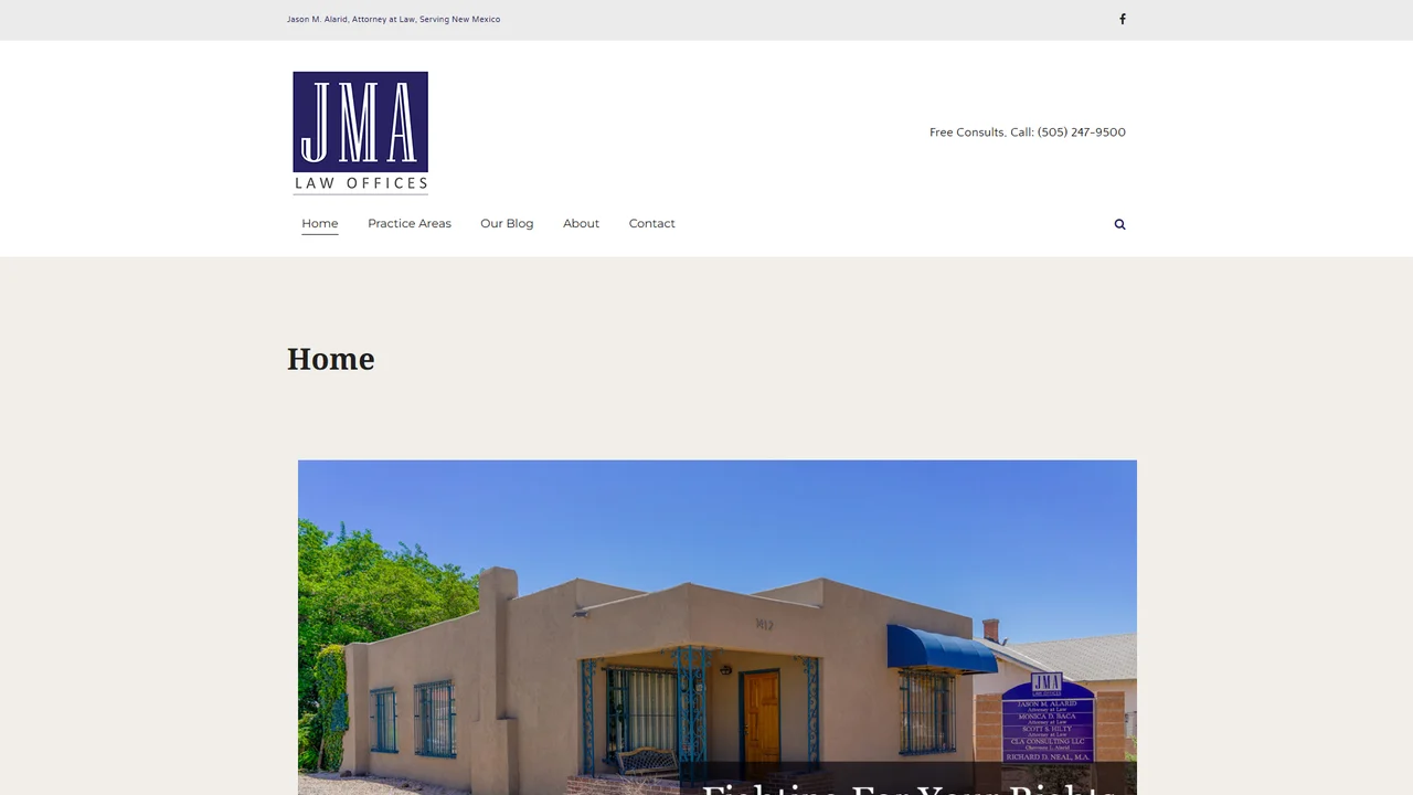 JMA Law Offices - Jason M. Alarid Attorney At Law - Albuquerque, NM office in Albuquerque, New Mexico