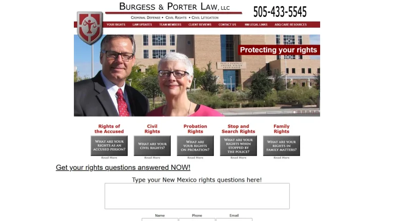 Burgess & Porter Law - Albuquerque, NM - Attorney in Albuquerque