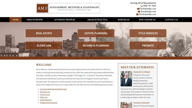 Alexandrov, Metzger & Flannagan, P.C. - Worcester, MA - Attorney in Worcester