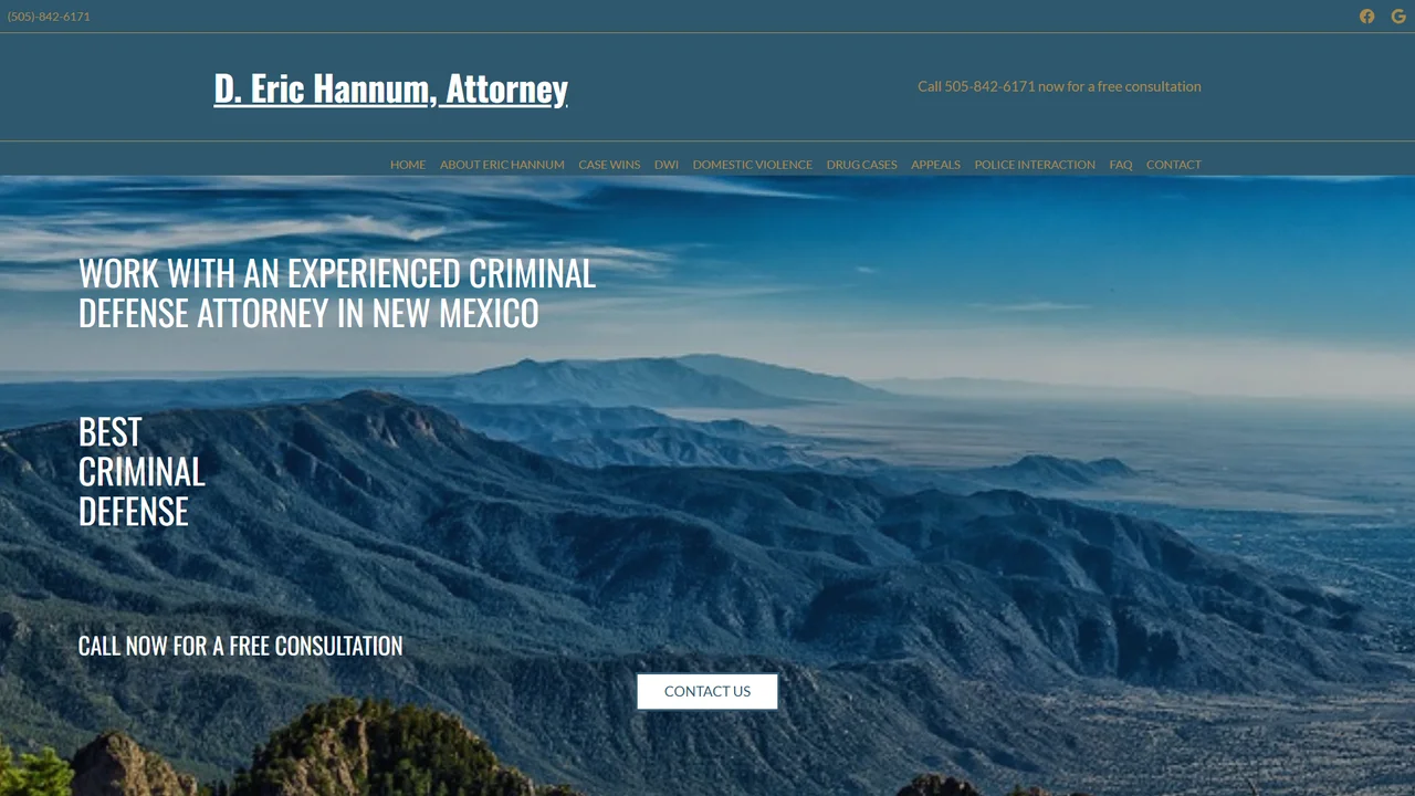 D. Eric Hannum, Attorney - Albuquerque, NM office in Albuquerque, New Mexico