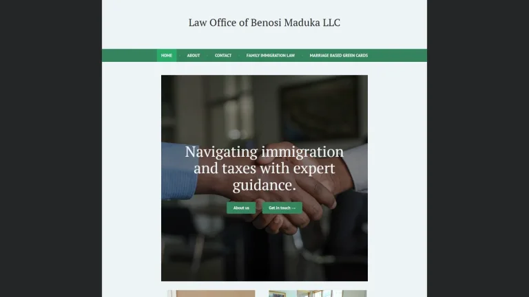 Law Office of Benosi Maduka LLC - Albuquerque, NM - Attorney in Albuquerque