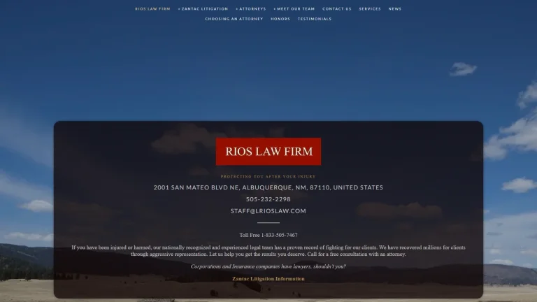 Rios Law Firm - Albuquerque, NM - Attorney in Albuquerque