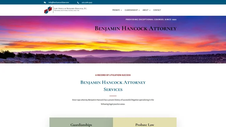 Law Office of Benjamin Hancock - Albuquerque, NM - Attorney in Albuquerque