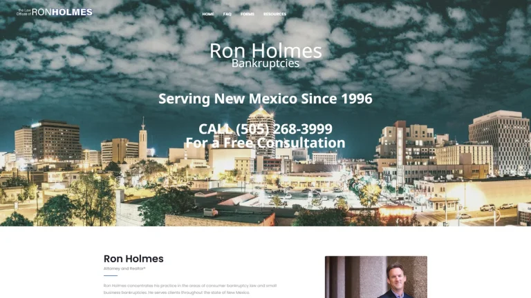 Ron Holmes Law Office - Albuquerque, NM - Attorney in Albuquerque