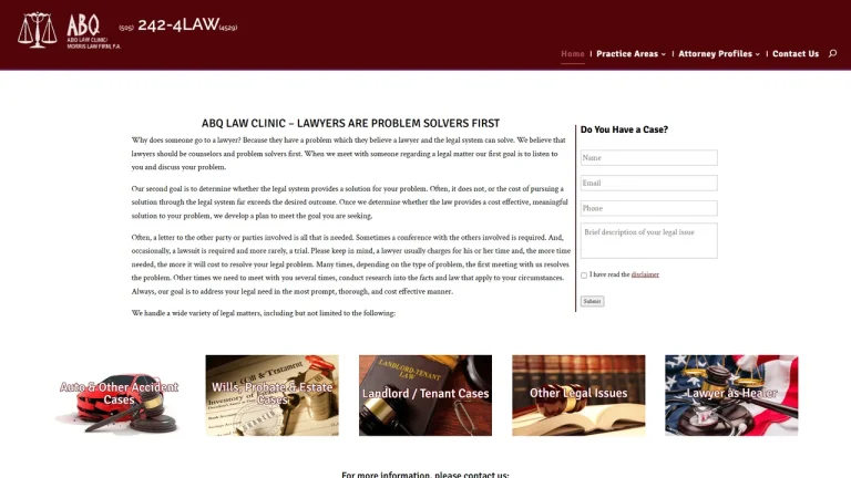 ABQ Law Clinic/Morris Law Firm, P.A. - Albuquerque, NM - Attorney in Albuquerque