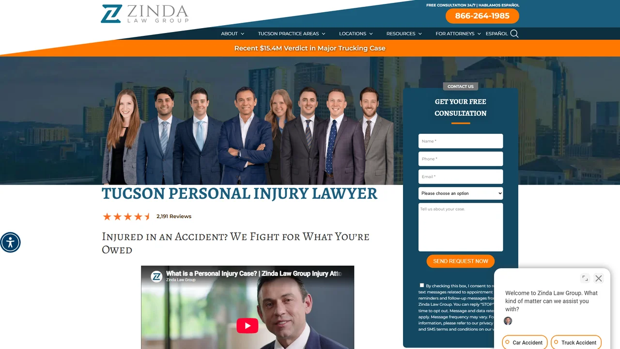 Zinda Law Group - Tucson, AZ office in Tucson, Arizona