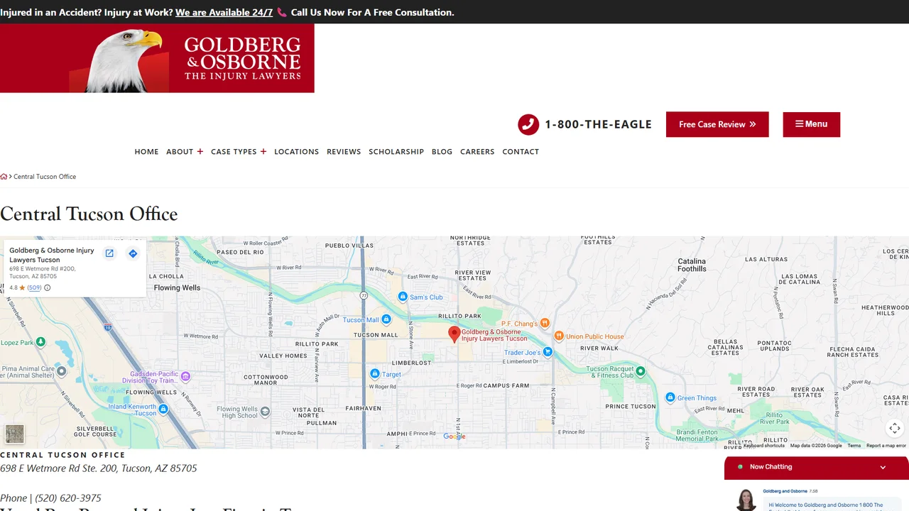 Goldberg & Osborne Injury Lawyers - Tucson, AZ office in Tucson, Arizona