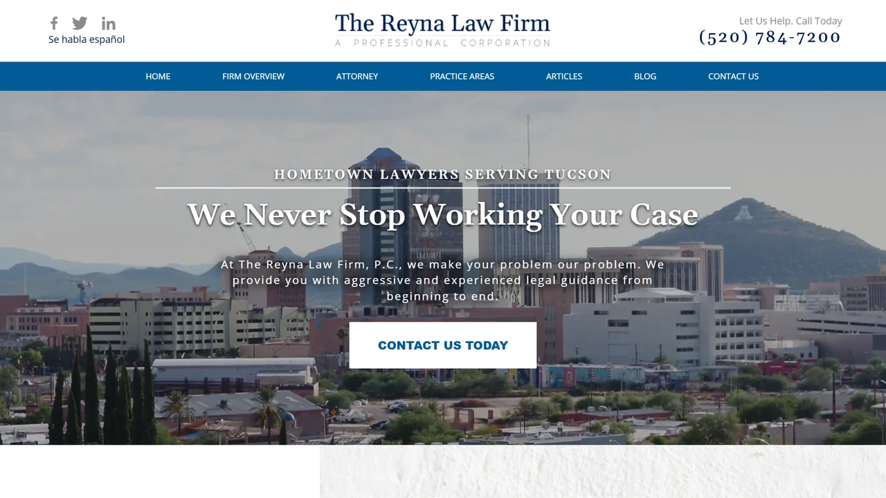 The Reyna Law Firm, P.C. - Tucson, AZ office in Tucson, Arizona