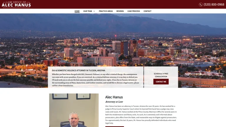 Law Office of Alec Hanus - Tucson, AZ - Attorney in Tucson