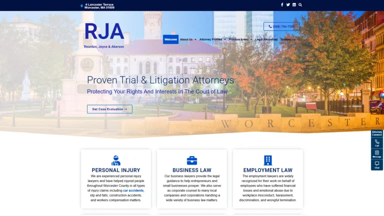 Reardon, Joyce & Akerson, PC - Worcester, MA - Attorney in Worcester