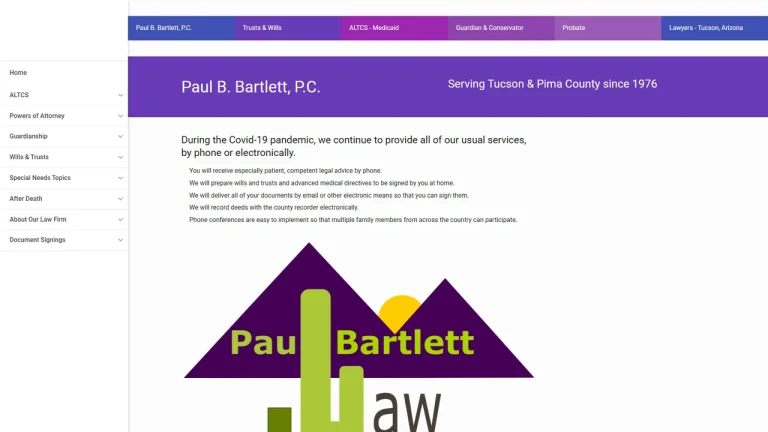 Paul B. Bartlett, P.C. - Tucson, AZ - Attorney in Tucson