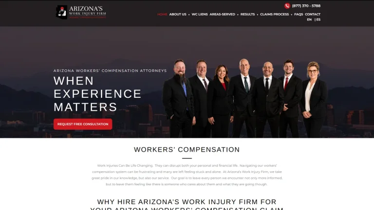 Arizona's Work Injury Firm - Tucson, AZ - Attorney in Tucson