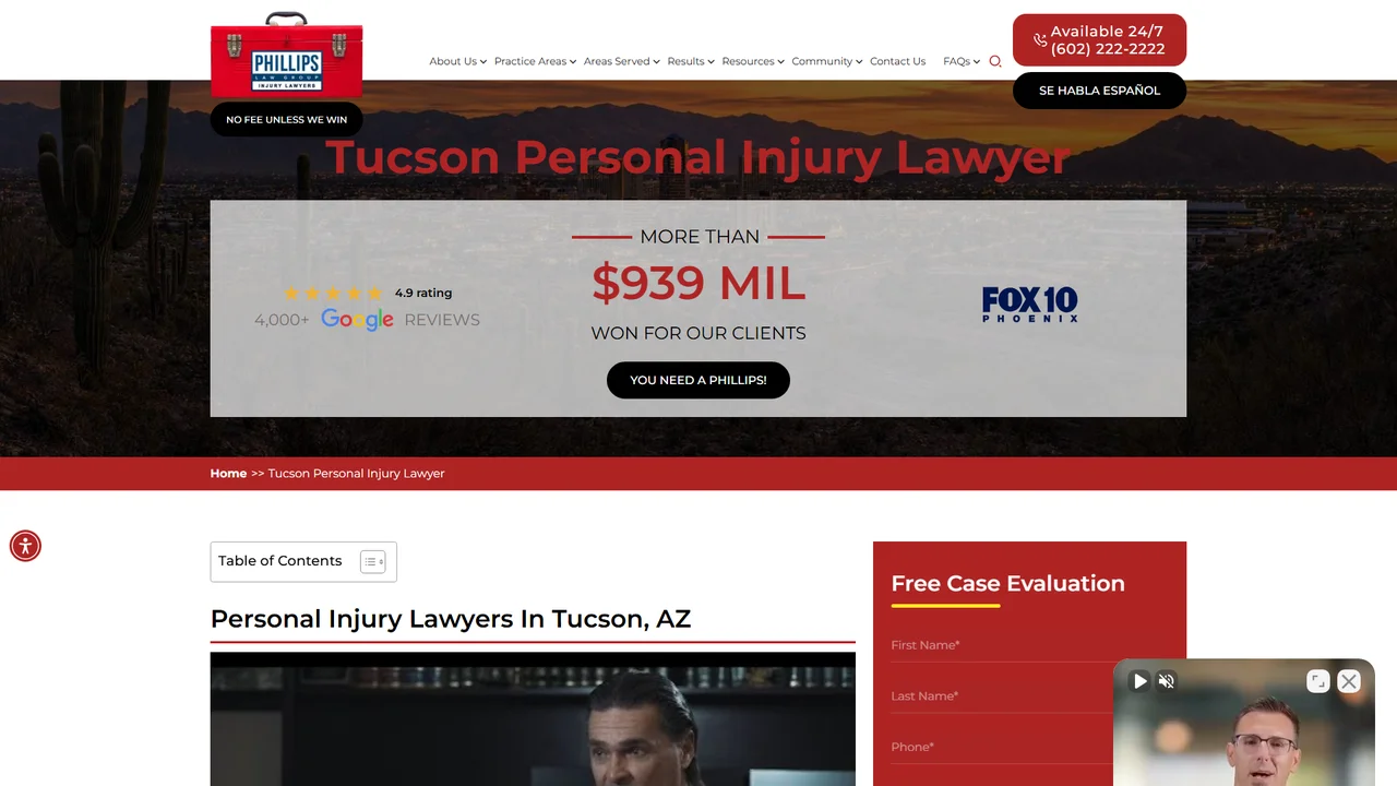Phillips Law Group - Tucson, AZ office in Tucson, Arizona