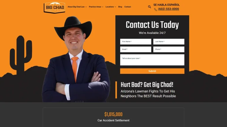 Big Chad Law Injury & Accident Lawyers - Tucson, AZ - Attorney in Tucson