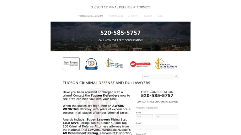 Tucson Defenders - Tucson, AZ - Attorney in Tucson
