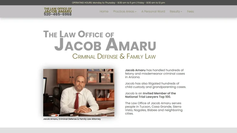 Jake Amaru, Criminal Defense Attorney - Tucson, AZ - Attorney in Tucson