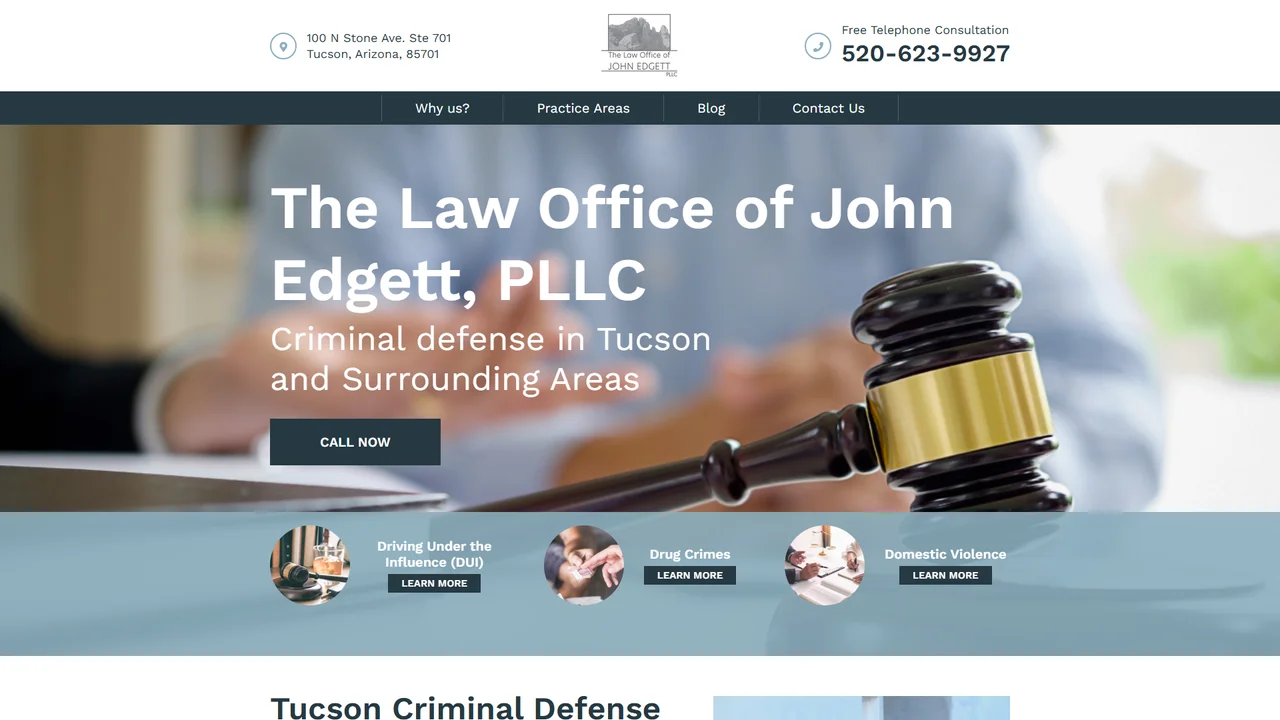 The Law Office of John Edgett, PLLC - Tucson, AZ office in Tucson, Arizona