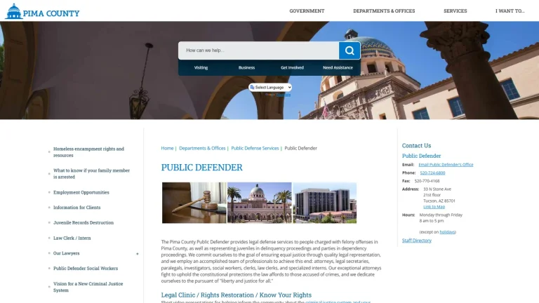 Pima County Public Defender - Tucson, AZ - Attorney in Tucson