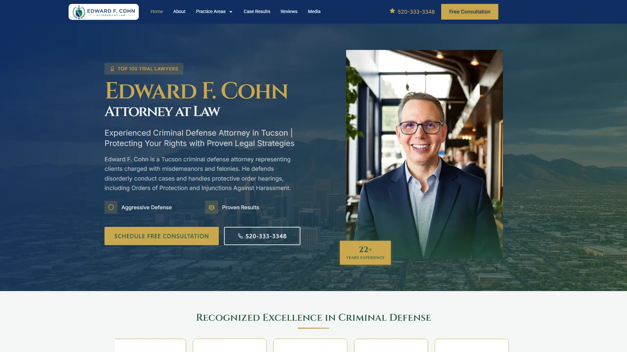 Edward F. Cohn Attorney At Law - Tucson, AZ office in Tucson, Arizona