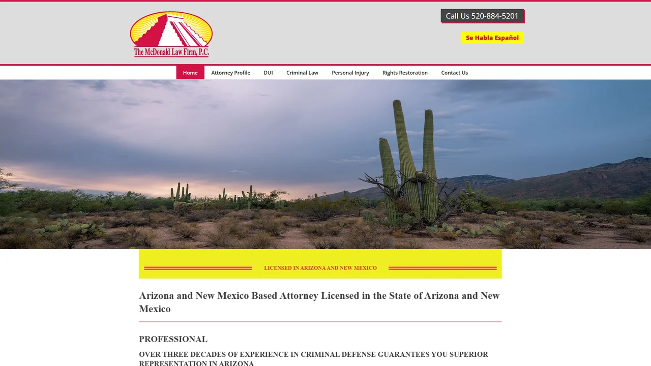 The McDonald Law Office - Tucson, AZ office in Tucson, Arizona
