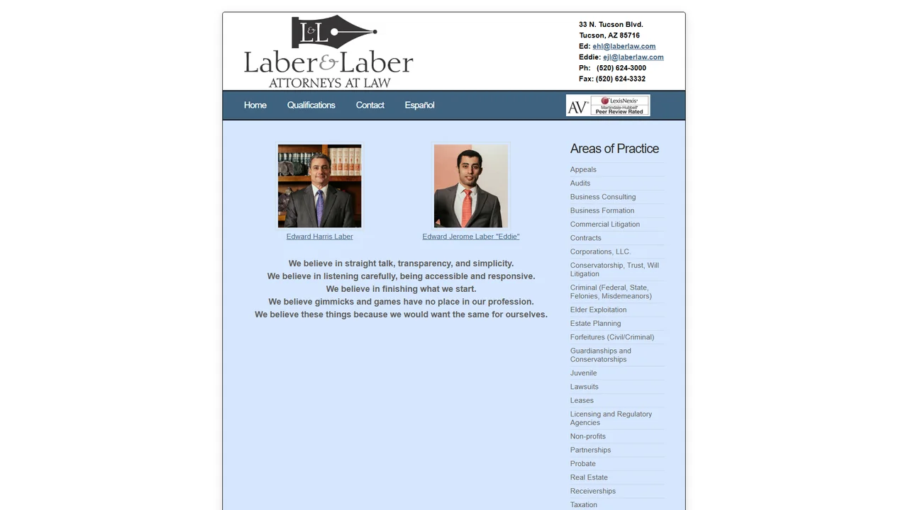 Edward H Laber Law Offices - Tucson, AZ office in Tucson, Arizona