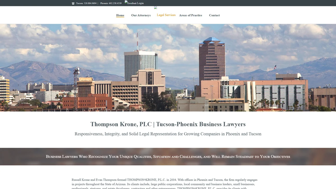 Thompson Krone PLLC - Tucson, AZ office in Tucson, Arizona