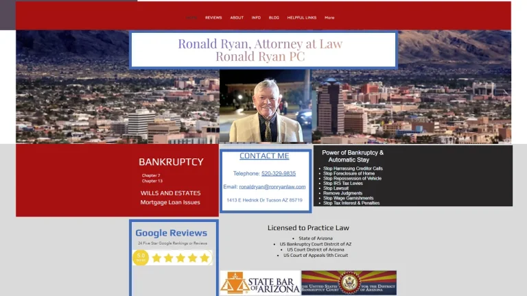 Ronald Ryan, Attorney, Ronald Ryan PC - Tucson, AZ - Attorney in Tucson